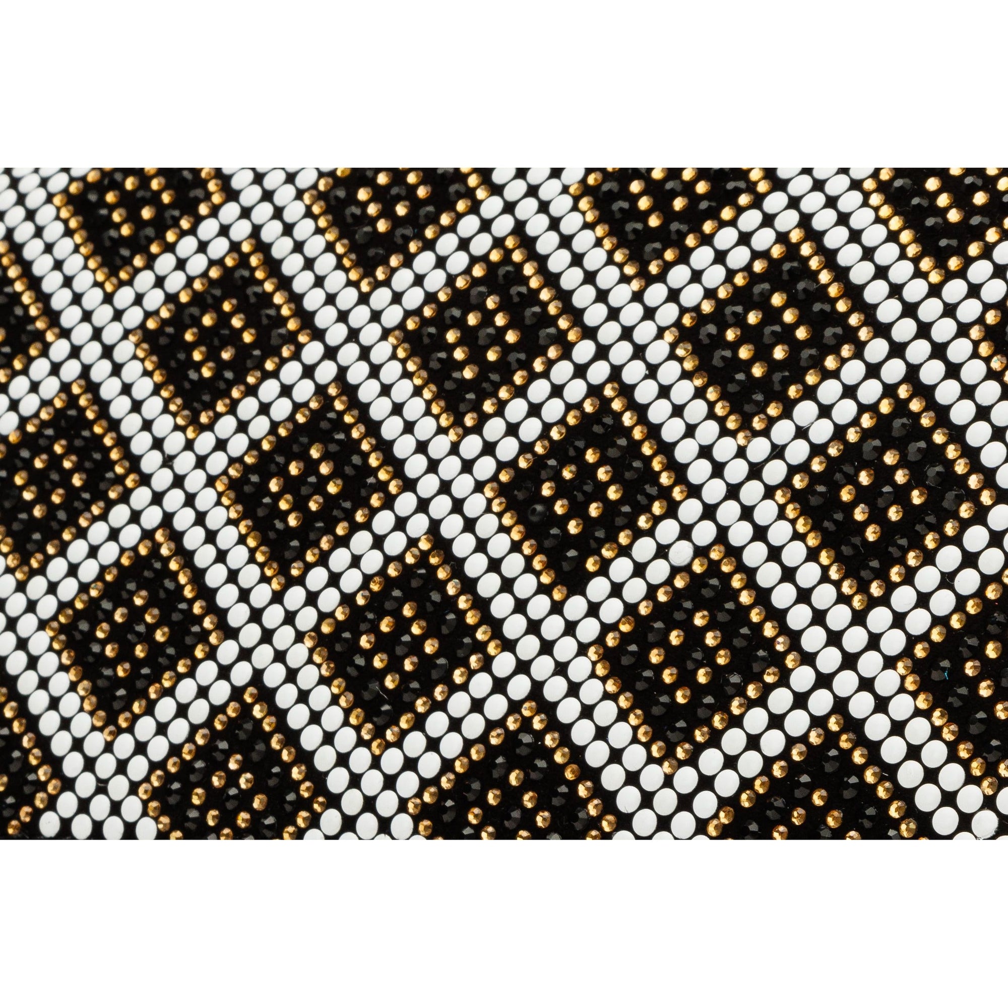 The Nampula Black Glitter Suede Leather Clutch