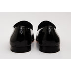 The Pombe Black Patent Leather Dress Slip-on Loafer Men  Shoe