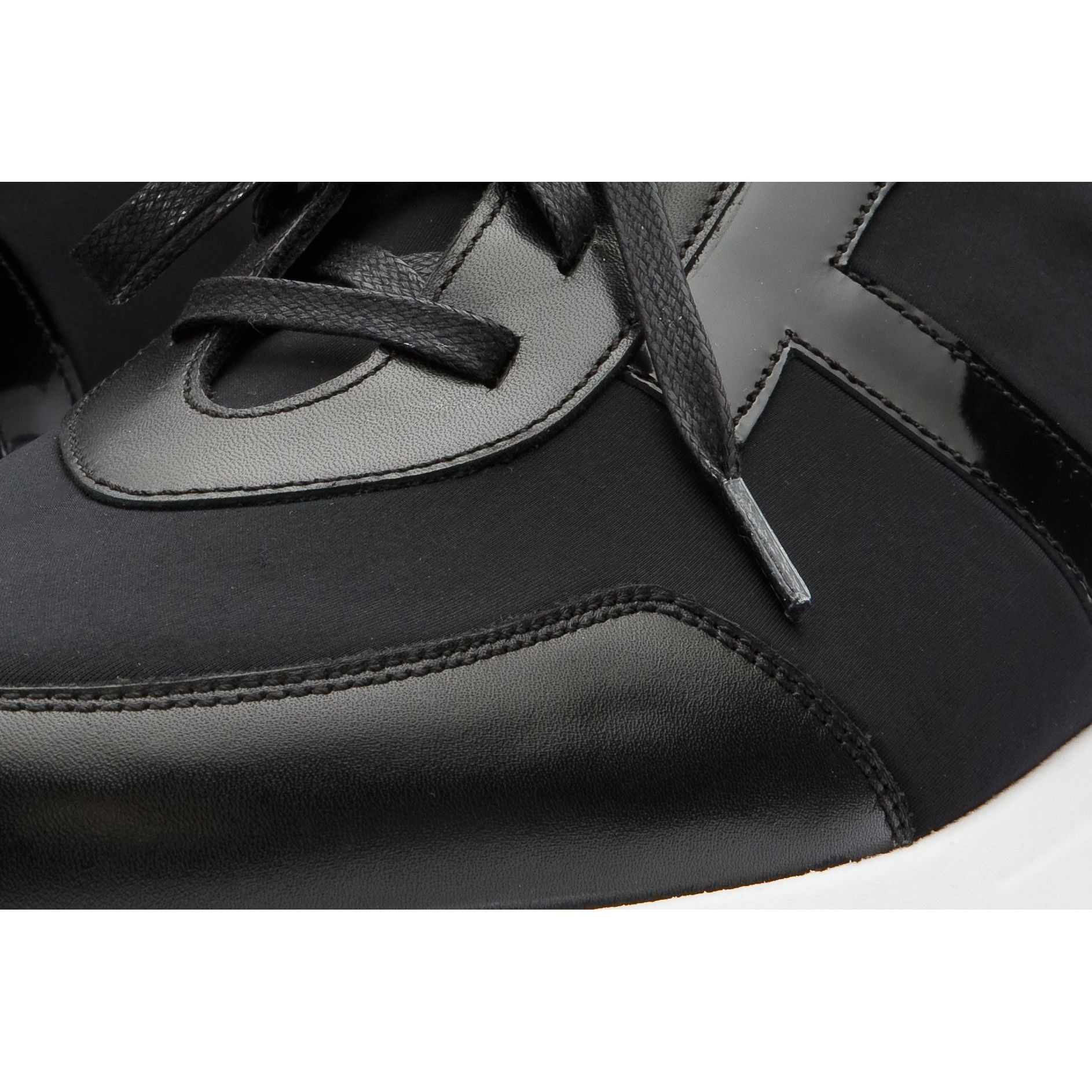 The Nebreska Black Leather Men Sneaker Final Sale!