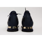 The Emir Navy Leather Men Sneaker