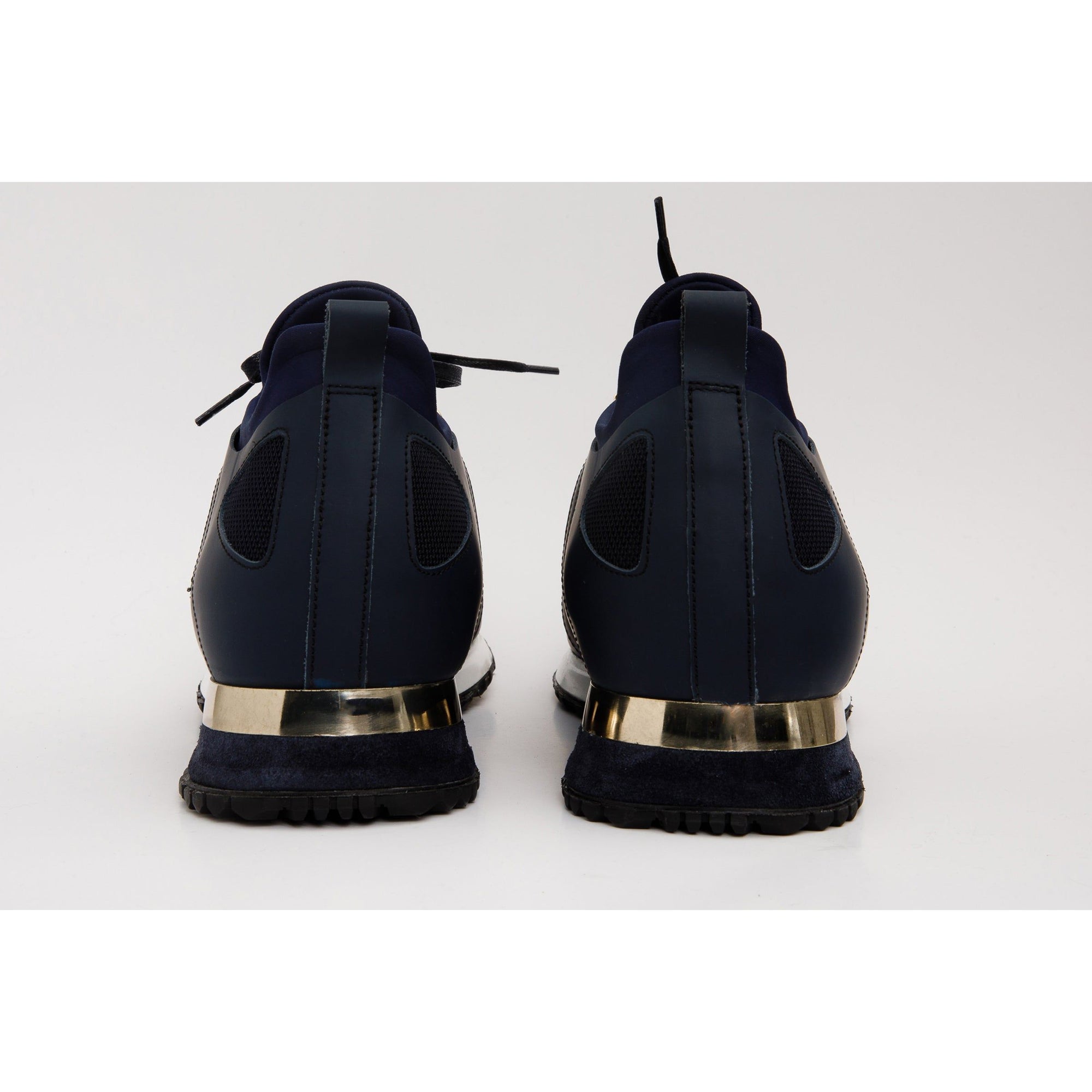 The Emir Navy Leather Men Sneaker