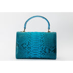 The Queen Turquoise Leather Handbag