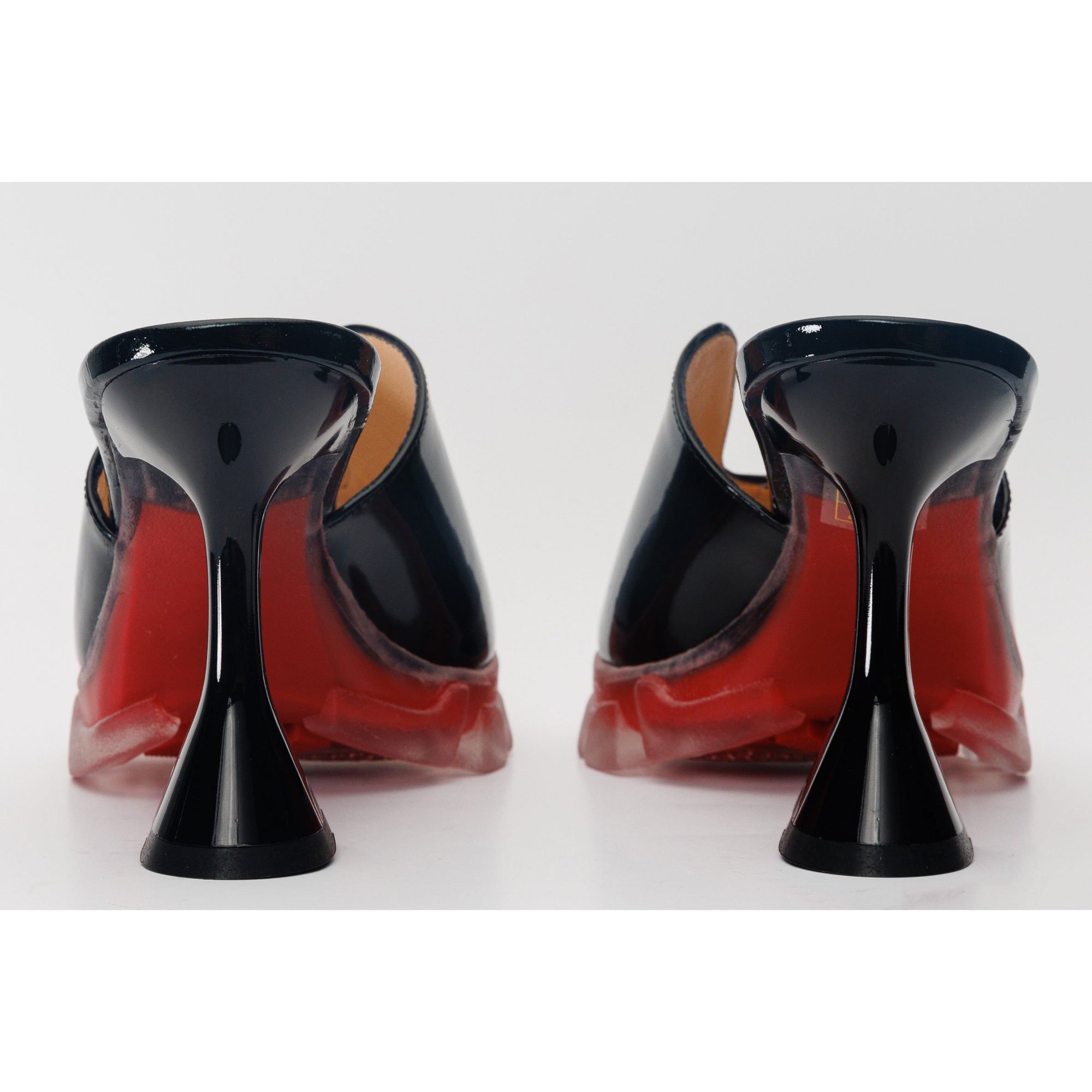The Caratal Black Patent Leather Women Sandal