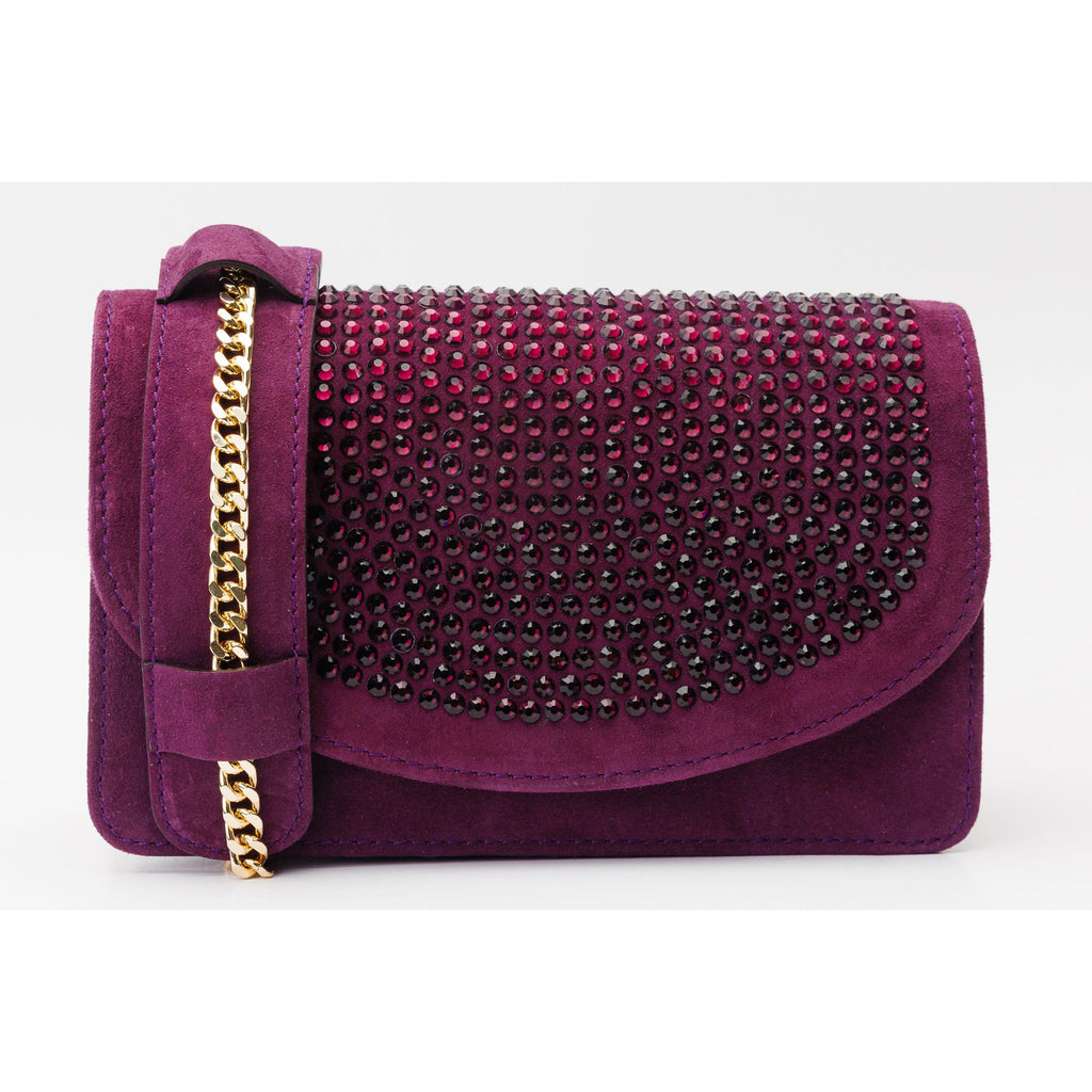The Ailano Purple Leather Handbag