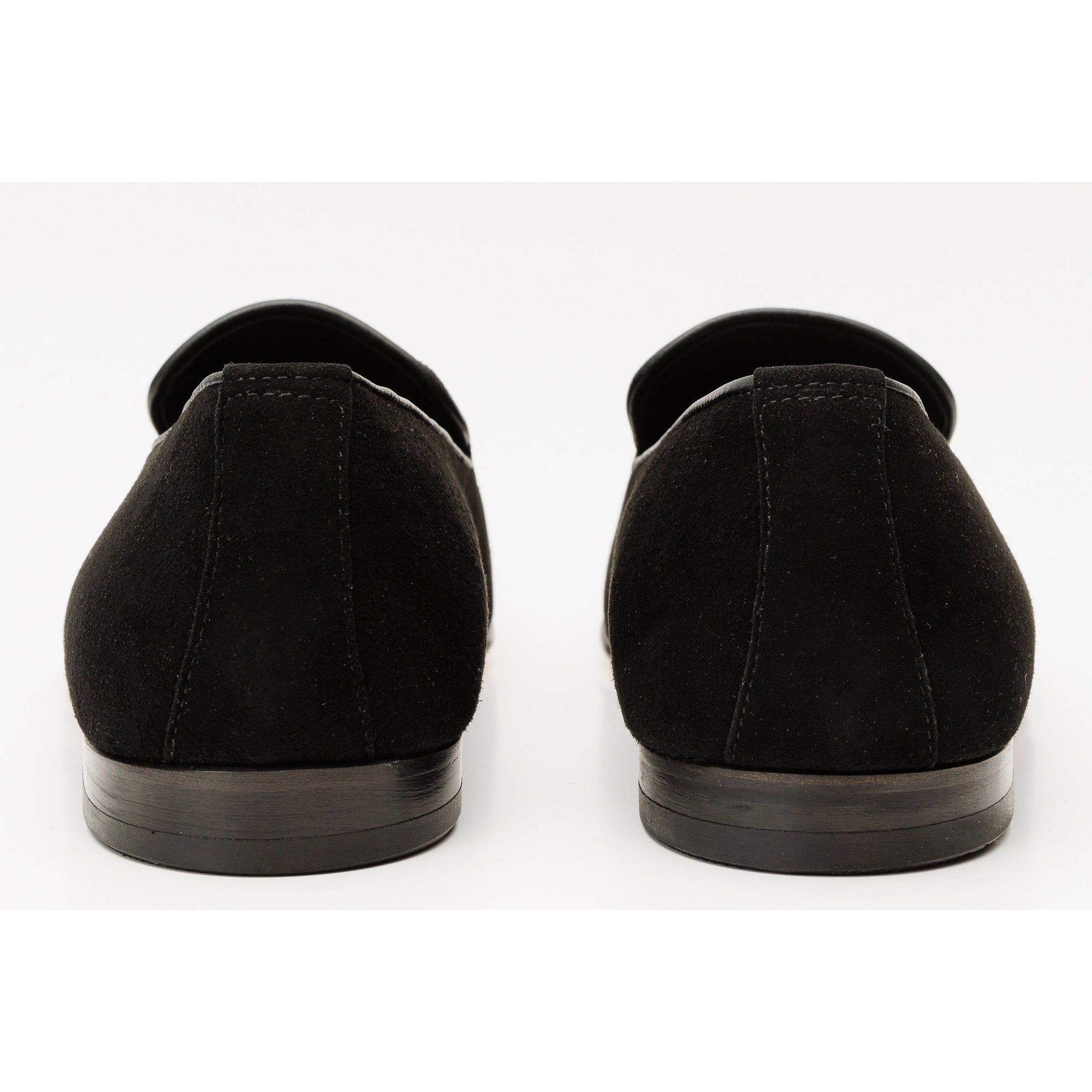 The Lazio Shoe Black Suede Slip-on Loafer Men Shoe
