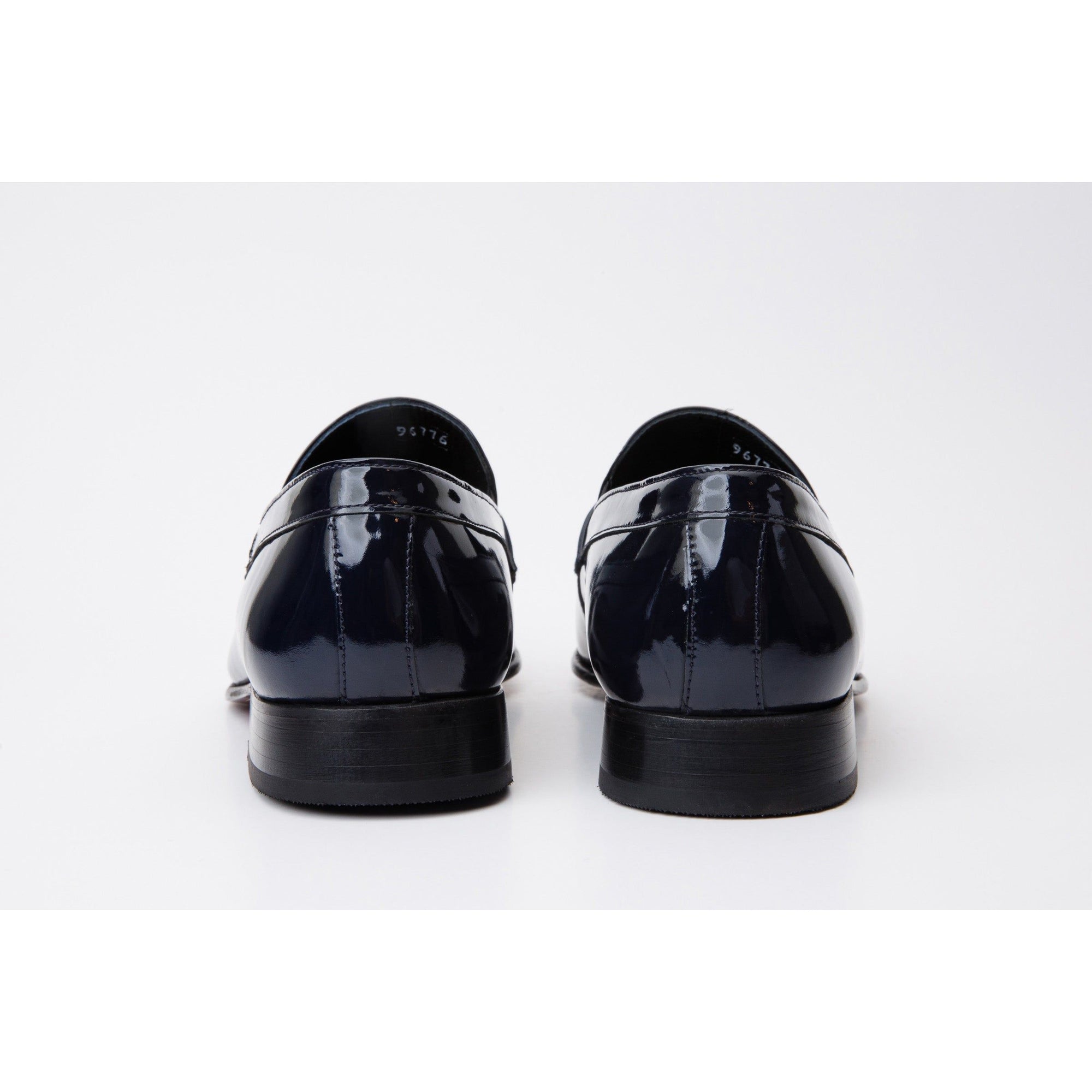 Vinci The Dodoma Navy Patent Leather Loafer Men Shoes