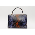 The Venezia Navy Blue Leather Handbag