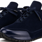 The Hudson Navy Suede Men Sneaker