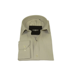Men's Shirt, Hankie CASILA Turkey Cotton Blend Long Sleeves 501480-06 Solid Sage