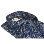 Men's Shirt By CASILA Turkey Cotton Blend Long Sleeves 501570-07 Blue