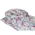 Men's Shirt By CASILA Turkey Cotton Blend Long Sleeves 501680-02 Red Floral