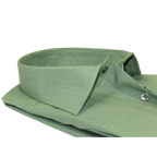 Mens Shirt Hankie CASILA Turkey Cotton Blend Long Sleeves 501770-07 Solid Green