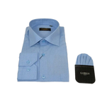 Men's Shirt Hankie CASILA Turkey Cotton Blend Long Sleeves 501770-15 Blue