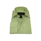 Men's Shirt Hankie CASILA Turkey Cotton Blend Long Sleeves 501770-18 Solid Green