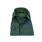 Men's Shirt Hankie CASILA Turkey Cotton Blend Long Sleeves 501770-23 Olive Green