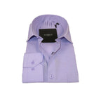 Men's Shirt Hankie CASILA Turkey Cotton Blend 501770-24 Lavender Oxford Texture