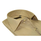 Men's Shirt Hankie CASILA Turkey Cotton Blend 501770-29 Tan Oxford Texture