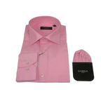 Men's Shirt Hankie CASILA Turkey Cotton Blend Long Sleeves 501770-35 Pink Oxford