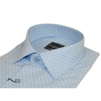 Men Shirt Hankie CASILA Turkey Cotton Blend 501920-06 Blue Polka Dots