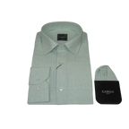 Men's Shirt, Hankie CASILA Turkey Cotton Blend 501970-07 Polka Dots Green