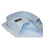 Men's Shirt CASILA Turkey Cotton Blend Long Sleeves 501990-12 Blue Pin Dots