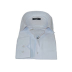 Men's Shirt By CASILA Turkey Cotton Blend Long Sleeves 501990-19 White Corded