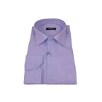 Men's Shirt By CASILA Turkey Cotton Blend Long Sleeves 502000-10 Solid Lavender