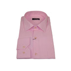 Men's Shirt By CASILA Turkey Cotton Blend Long Sleeves 502000-08 Solid Pink