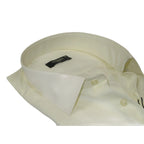 Men's Shirt By CASILA Turkey Cotton Blend Long Sleeves 502000-14 Solid Ivory