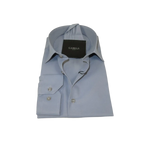 Men's Shirt Hankie CASILA Turkey Cotton Blend Long Sleeves 502030-15 Solid Gray
