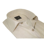 Men's Shirt Hankie By CASILA Turkey Cotton Blend 502100-01 Brown Dots