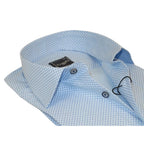 Men's Shirt Hankie By CASILA Turkey Cotton Blend 502100-06 Blue Dots