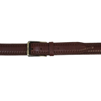 Men's Belt By PICCODER Turkey Genuine Leather Stitched 5021 Brown