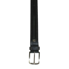 Men's Belt By PICCODER Turkey Genuine Leather Stitched 5021 Black