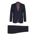 Men Renoir Suit Super 140s Soft Wool 2Butto Classic Fit 508-02 Dark Navy 38Short