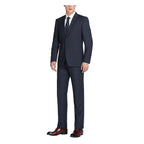 Men Renoir Suit Super 140s Soft Wool 2Butto Classic Fit 508-02 Dark Navy 38Short