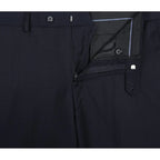 Men Renoir Suit Super 140s Soft Wool 2Butto Classic Fit 508-02 Dark Navy 38Short