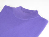 Men PRINCELY Soft Comfortable Merinos Wool Sweater Knits Mock 1011-00 Lilac