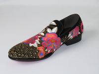 Mens Shoes Fiesso By Aurelio Garcia Fancy Stones Flower European Fi7360 Gold New