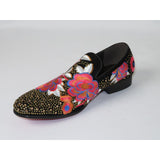 Mens Shoes Fiesso By Aurelio Garcia Fancy Stones Flower European Fi7360 Gold New