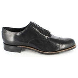 Stacy Adams Madison Men's Shoes Biscuit lace up Soft Leather Black 00012