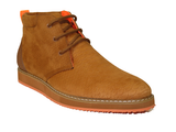 Mens Tayno Modern Chukka Boot Micro Suede Soft Comfortable Cushion Troupe Camel