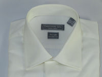 Men's Dress Shirt Christopher Lena 100% Cotton Wrinkle Free C507WD0F Ecru