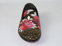Mens Shoes Fiesso By Aurelio Garcia Fancy Stones Flower European Fi7360 Gold New