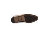 Men's Stacy Adams Kaine Wingtip Oxford Shoes Leather Cognac 25569-221