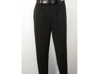 Mens INSERCH 2pc Walking Leisure Suit Shirt Pants Set Short Sleeves 9356 Black