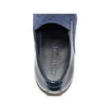 Men's European Leather Shoes Zota  Formal Slip On Suede Checker  HFD1-B1 Navy