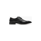 Stacy Adams Tedesco Cap Toe Oxford Lizard Leather Dress Shoes Black 25630-001