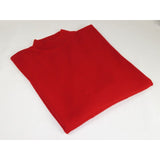 Men PRINCELY Soft Comfortable Merinos Wool Sweater Knits Mock Neck 1011-00 Red
