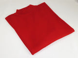 Men PRINCELY Soft Comfortable Merinos Wool Sweater Knits Mock Neck 1011-00 Red